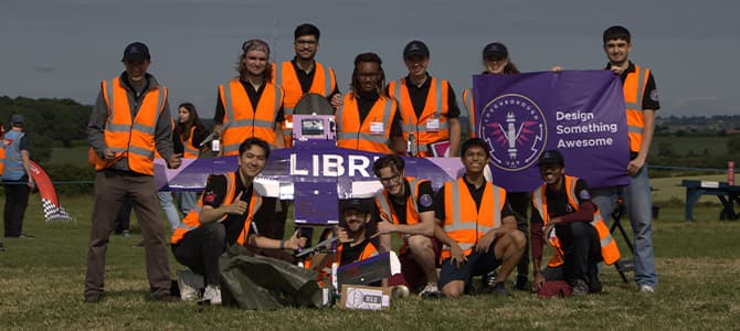 Lboro UAV team at the UAS challenge in a field